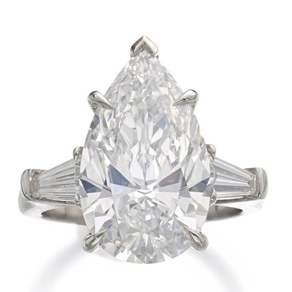 8ct Pear Shape Diamond Ring