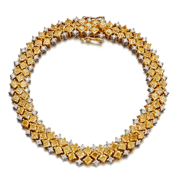 Yellow Diamond Designer Choker